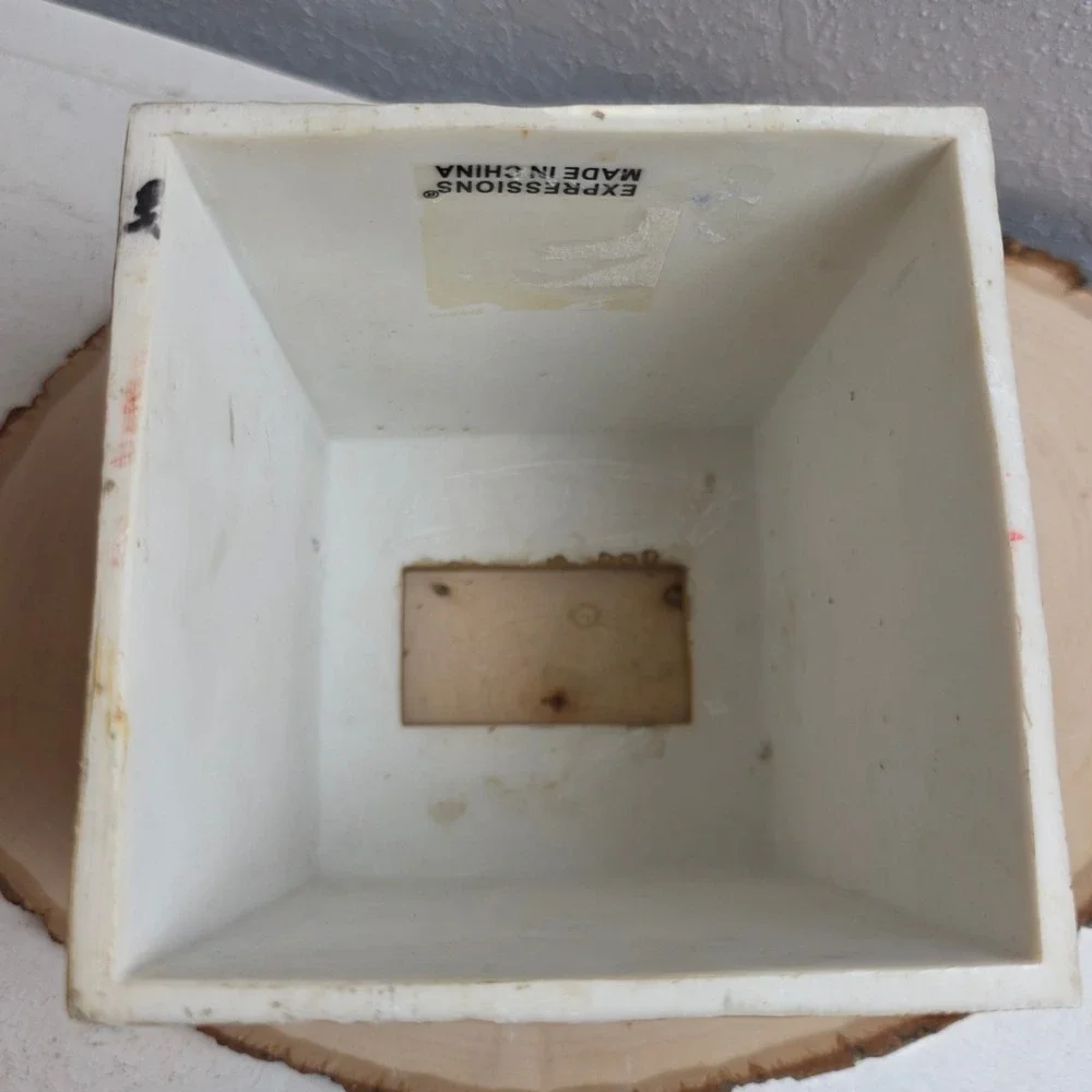 Rustic Lodge Wildlife Tissue‎ Box Cover Resin Faux Wood Deer Duck Dog Cabincore